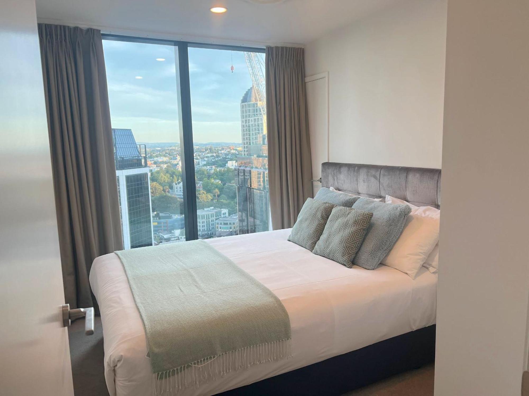 Gorgeous Seaview 2 Bedroom Apartment In Auckland Cbd Kültér fotó