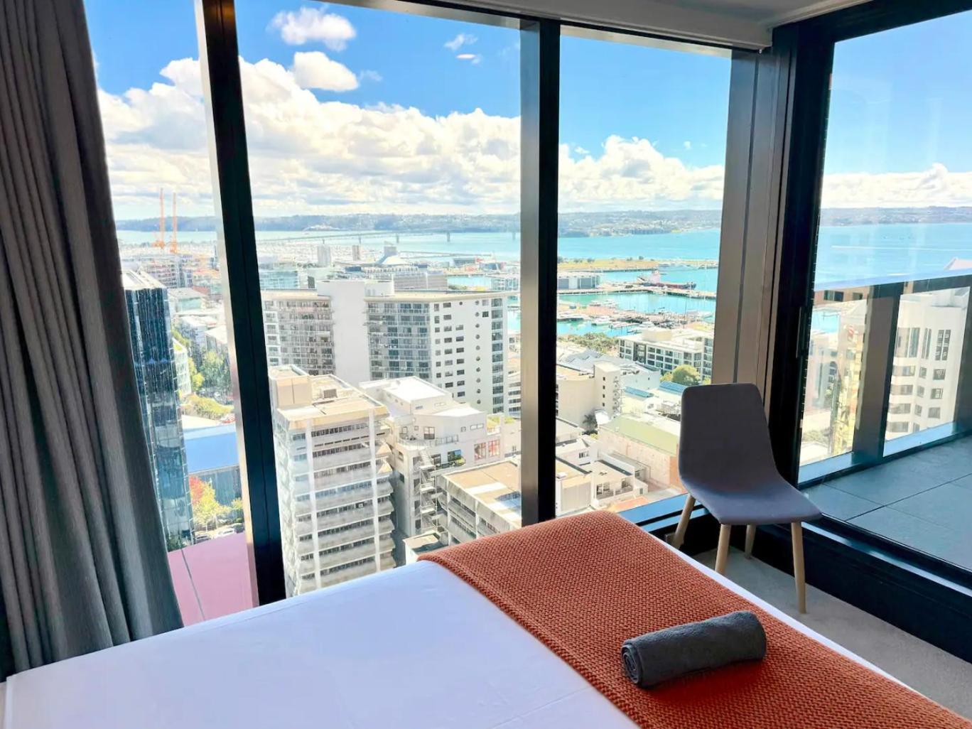Gorgeous Seaview 2 Bedroom Apartment In Auckland Cbd Kültér fotó