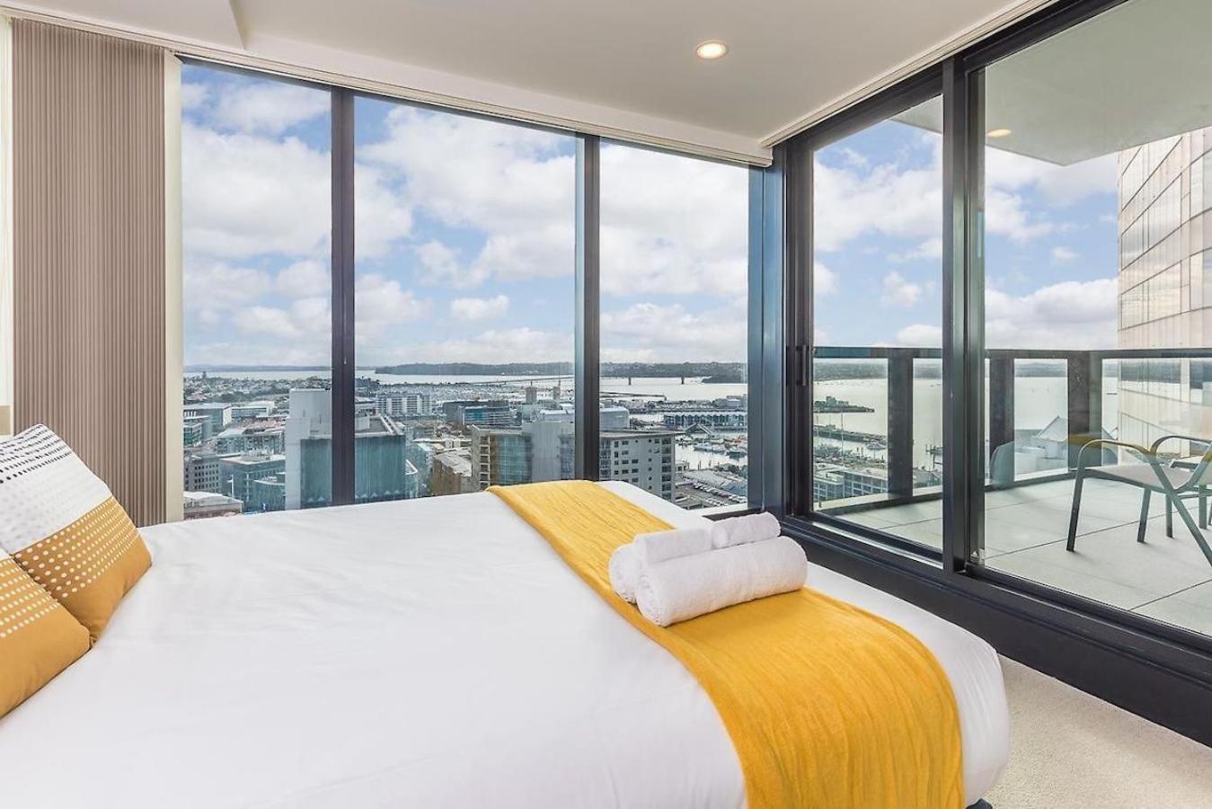 Gorgeous Seaview 2 Bedroom Apartment In Auckland Cbd Kültér fotó