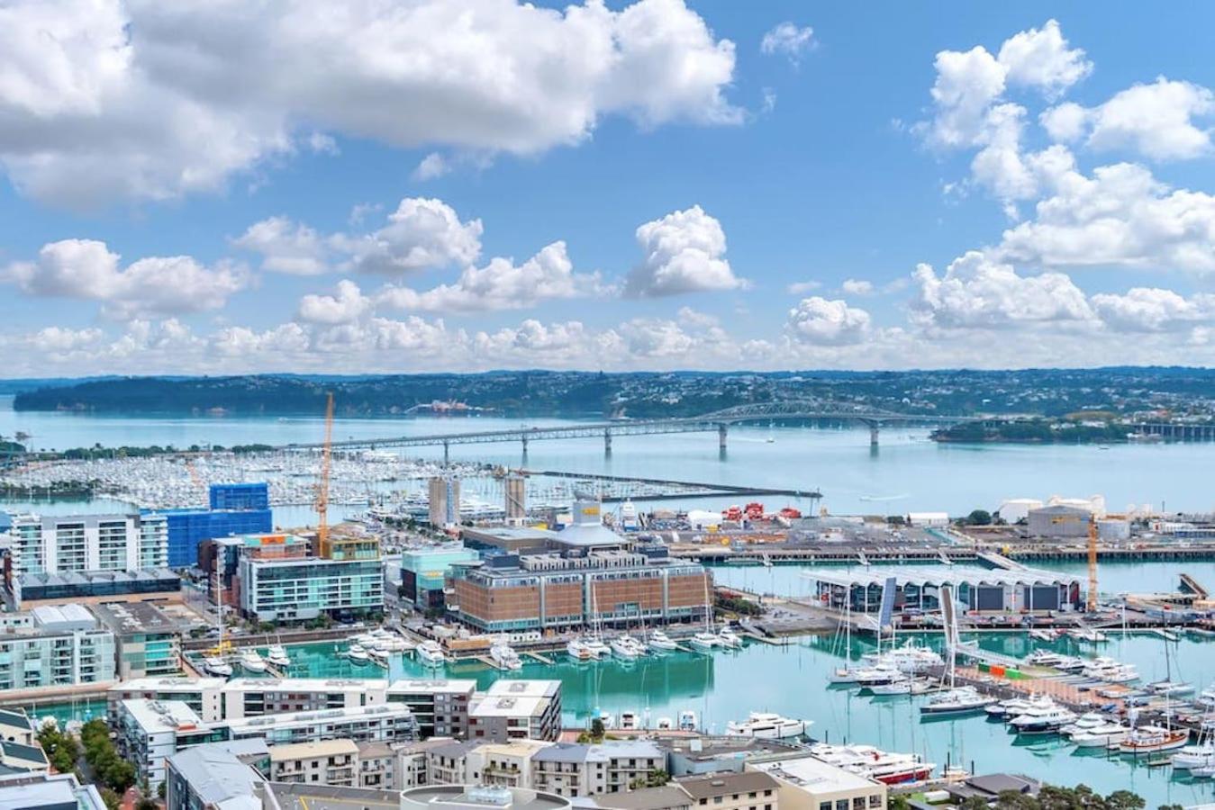 Gorgeous Seaview 2 Bedroom Apartment In Auckland Cbd Kültér fotó