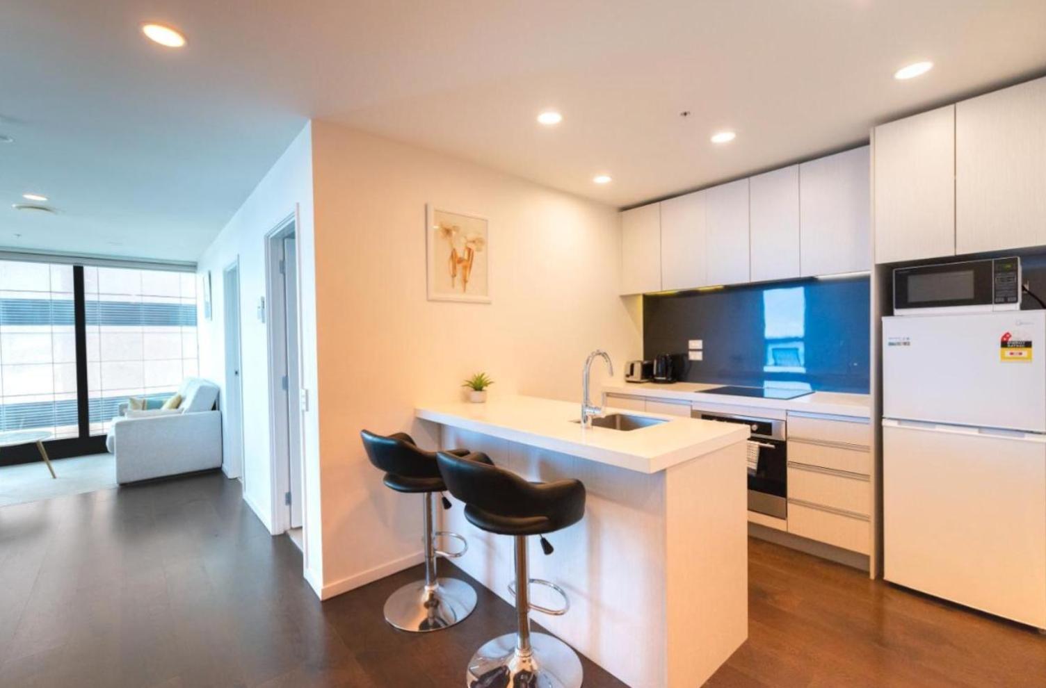 Gorgeous Seaview 2 Bedroom Apartment In Auckland Cbd Kültér fotó